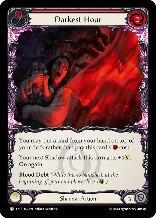Darkest Hour (Red) (IAR209) - Usurp the Shadow Throne