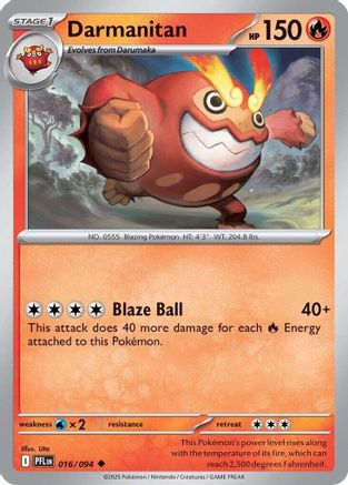 Darmanitan (16) Reverse Holofoil - Phantasmal Flames