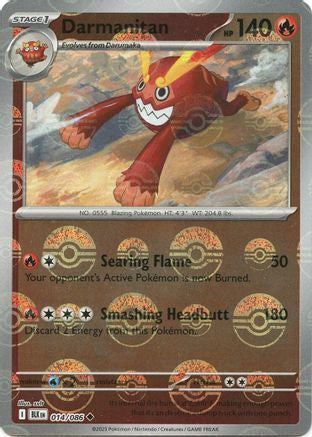 Darmanitan (Poke Ball Pattern) (14) Reverse Holofoil - Black Bolt