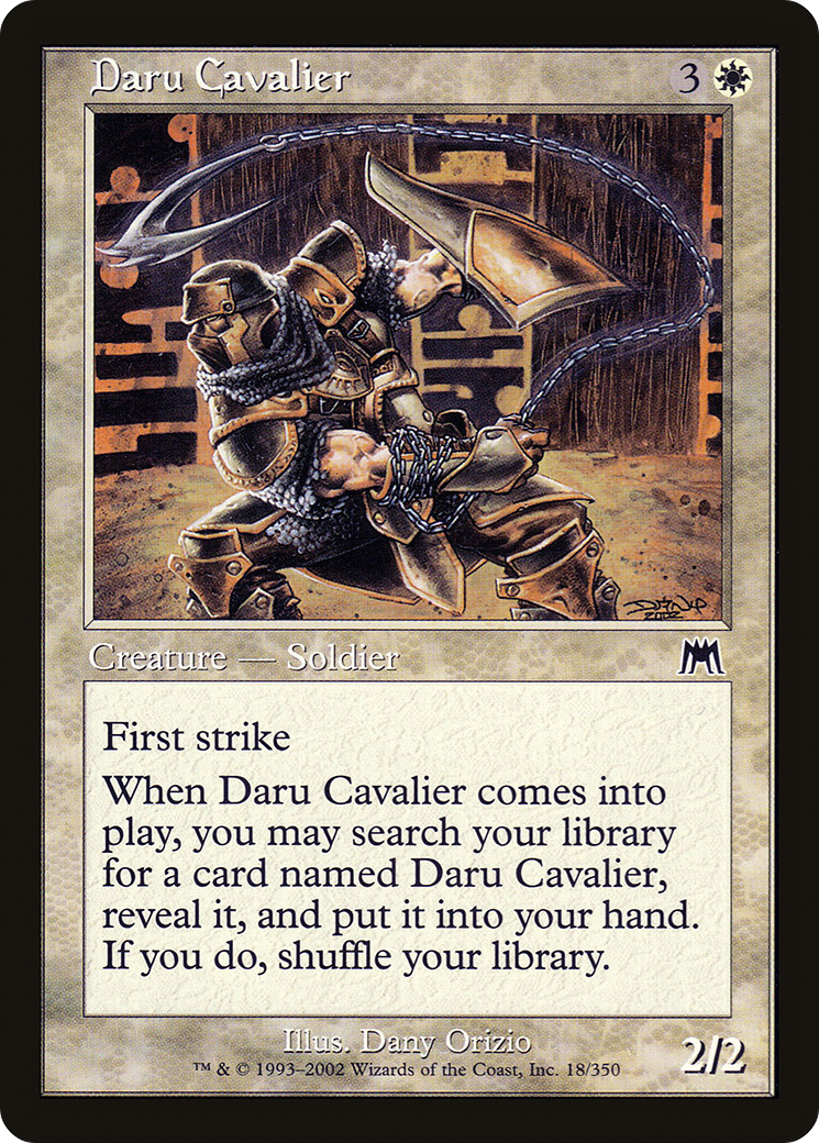 Daru Cavalier (018) Foil - Onslaught