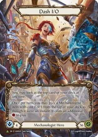 Dash I/O (Marvel) (GEM141) Cold Foil - Gem Pack 5