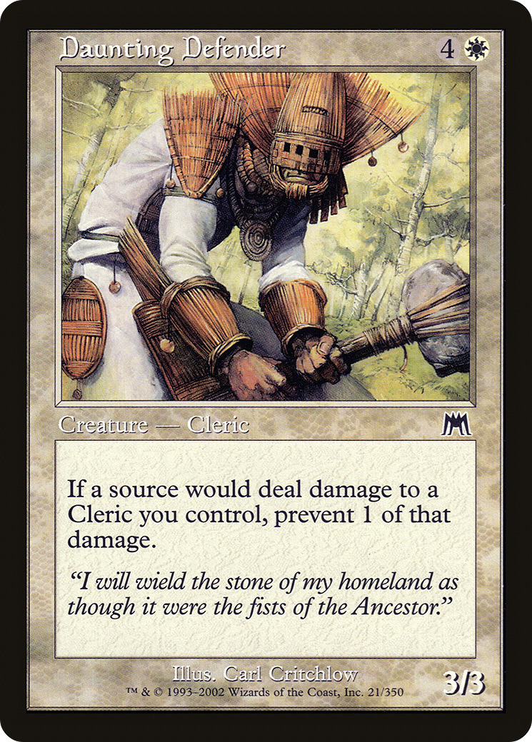 Daunting Defender (021) Foil - Onslaught