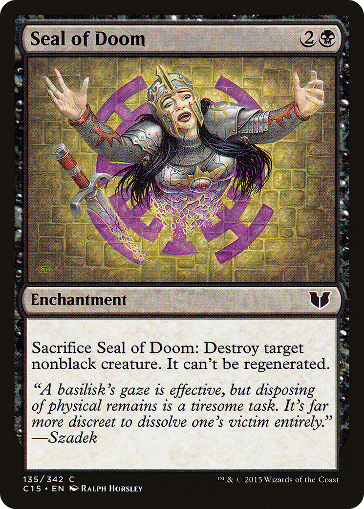 Seal of Doom (135) - Commander 2015