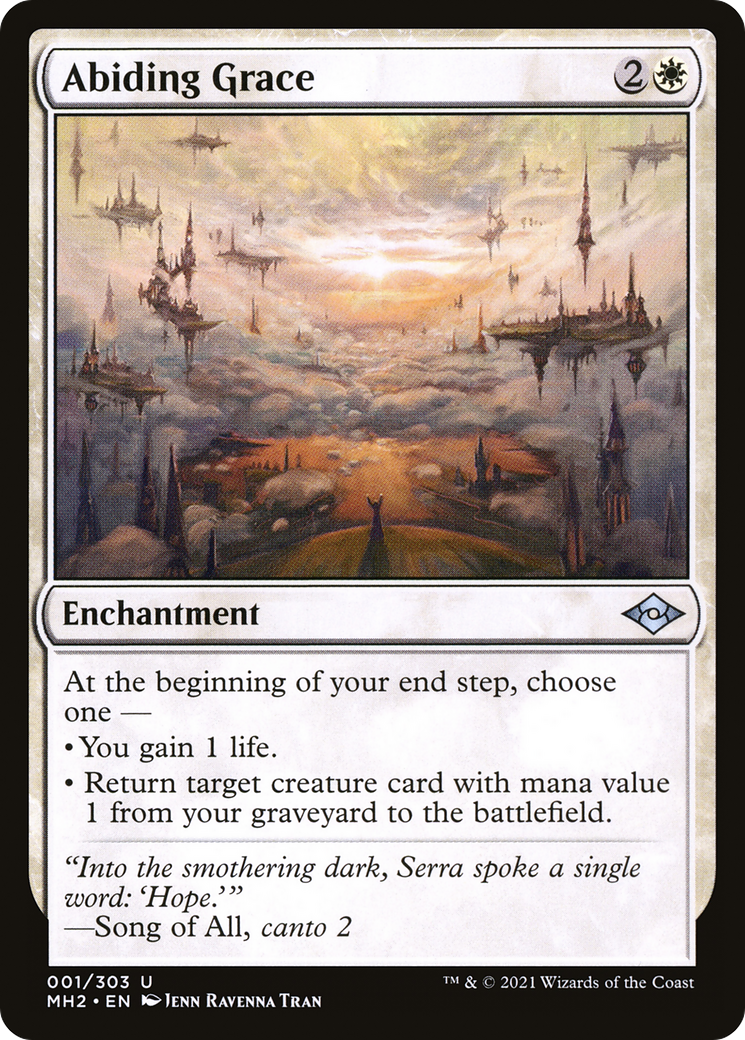 Abiding Grace (001) Foil - Modern Horizons 2