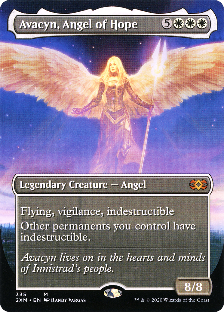 Avacyn, Angel of Hope (Borderless) (335) - Double Masters