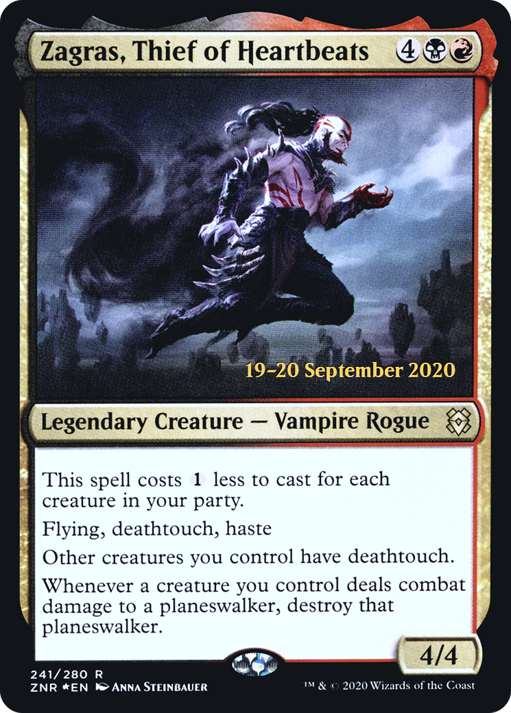 Zagras, Thief of Heartbeats (241s) Foil - Zendikar Rising Promos