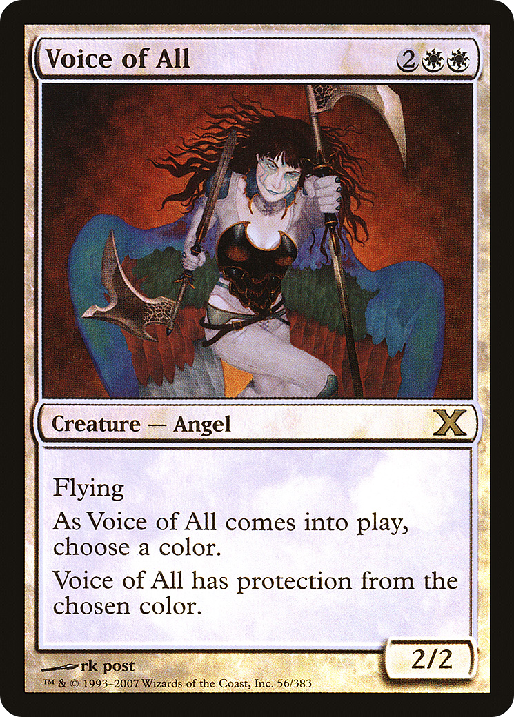 Voice of All (56) Foil - Tenth Edition