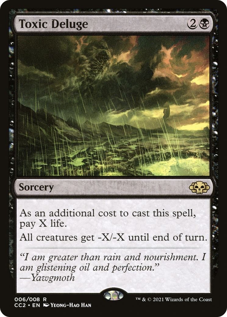 Toxic Deluge (006) Foil - Commander Collection: Black