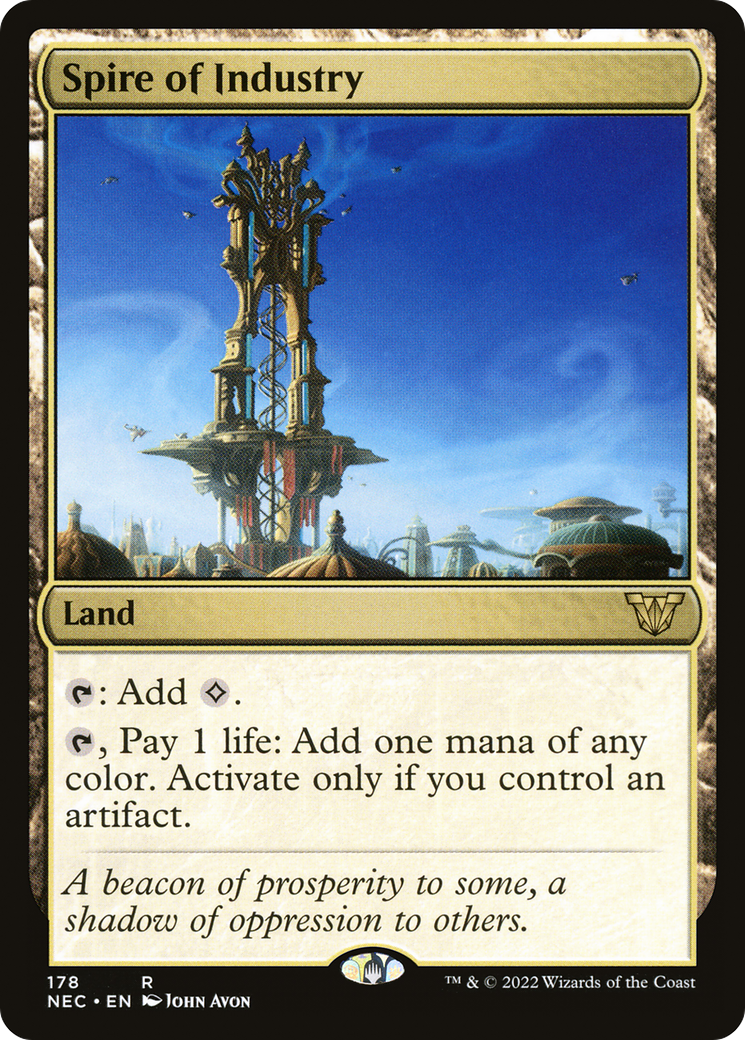 Spire of Industry (178) - Neon Dynasty Commander