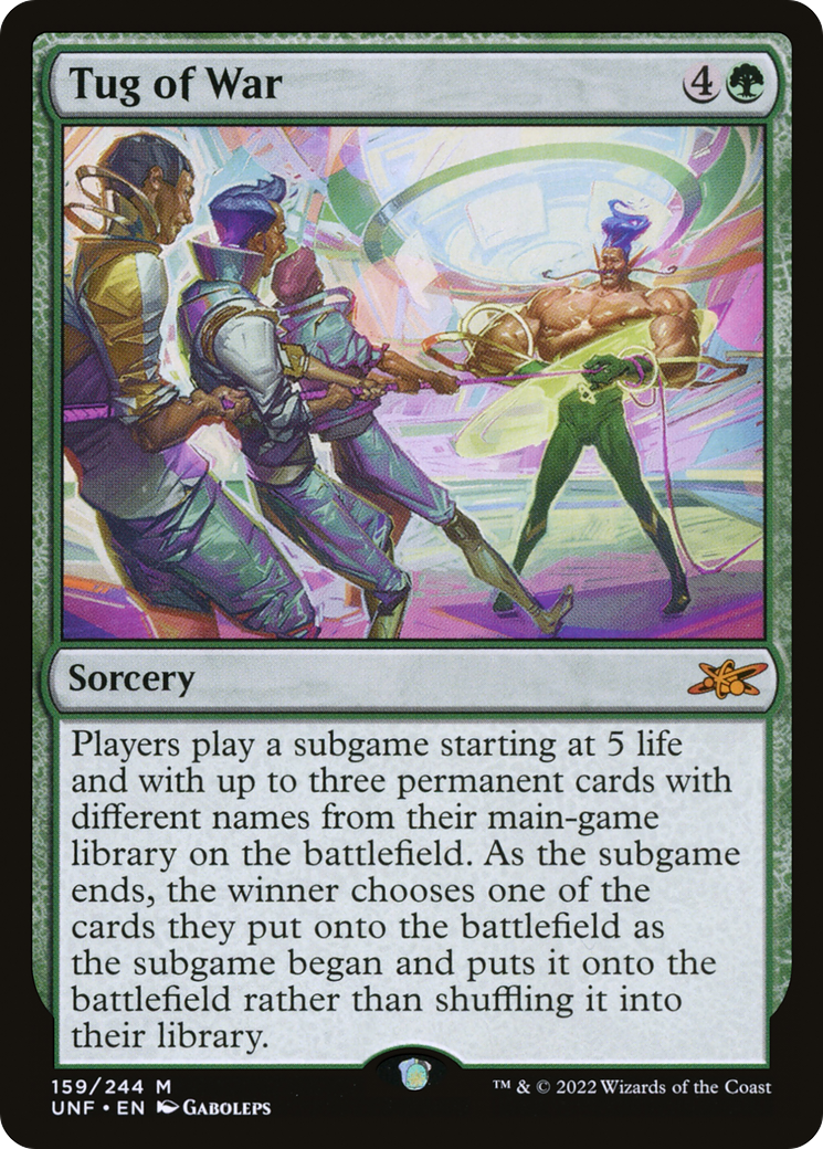 Tug of War (159) Foil - Unfinity