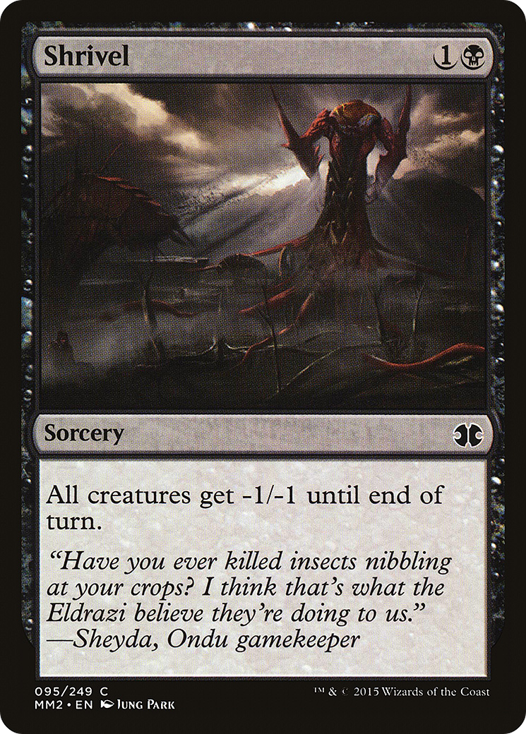 Shrivel (095) Foil - Modern Masters 2015