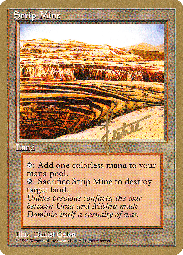 Strip Mine - 1996 Bertrand Lestree (4ED) - Pro Tour Collector Set