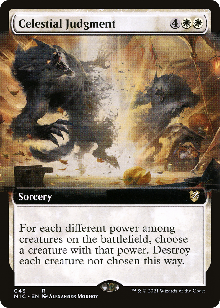 Celestial Judgment (Extended Art) (043) - Midnight Hunt Commander
