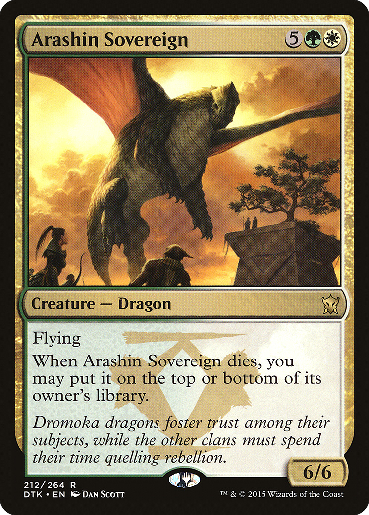 Arashin Sovereign (212) Foil - Dragons of Tarkir