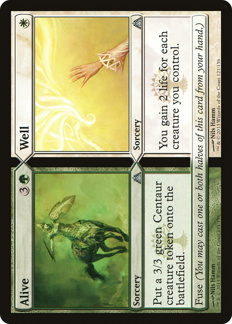 Alive // Well (121) Foil - Dragon's Maze