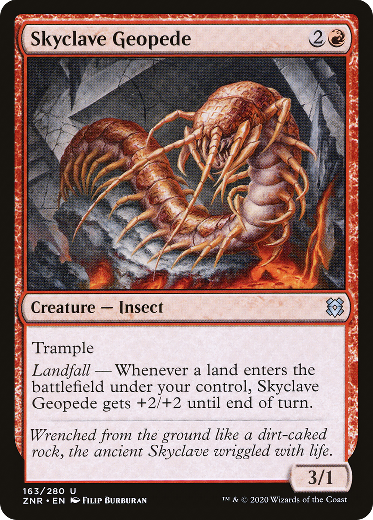 Skyclave Geopede (163) Foil - Zendikar Rising