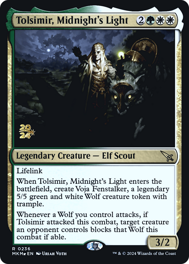 Tolsimir, Midnight's Light (236) Foil - Murders at Karlov Manor Promos