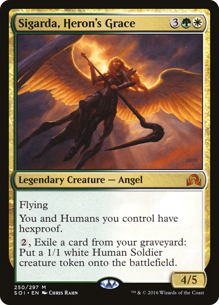 Sigarda, Heron's Grace (250) Foil - Shadows over Innistrad