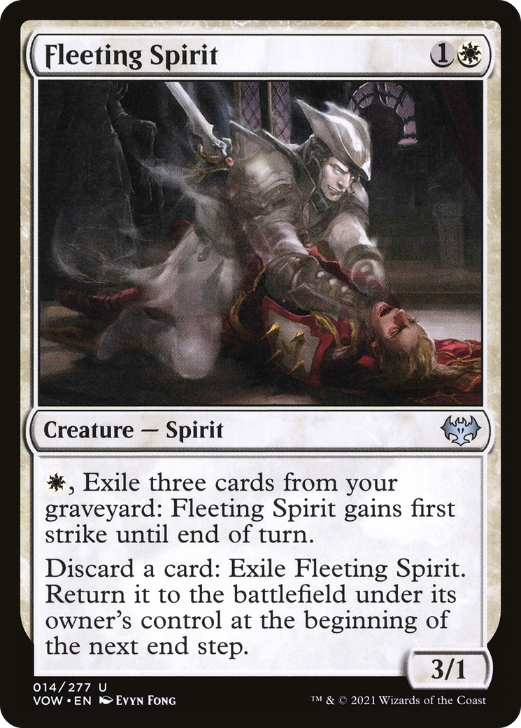 Fleeting Spirit (014) Foil - Innistrad: Crimson Vow