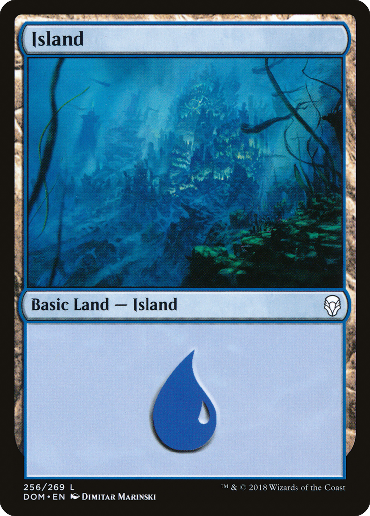 Island (256) Foil - Dominaria
