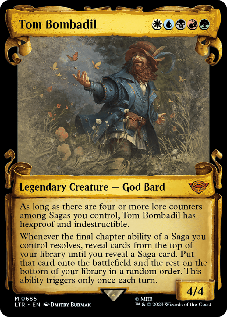 Tom Bombadil (Showcase Scrolls) (Showcase) (685) Foil - The Lord of the Rings: Tales of Middle-earth