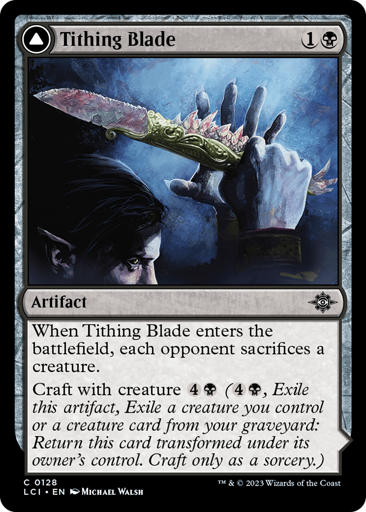 Tithing Blade (128) Foil - The Lost Caverns of Ixalan