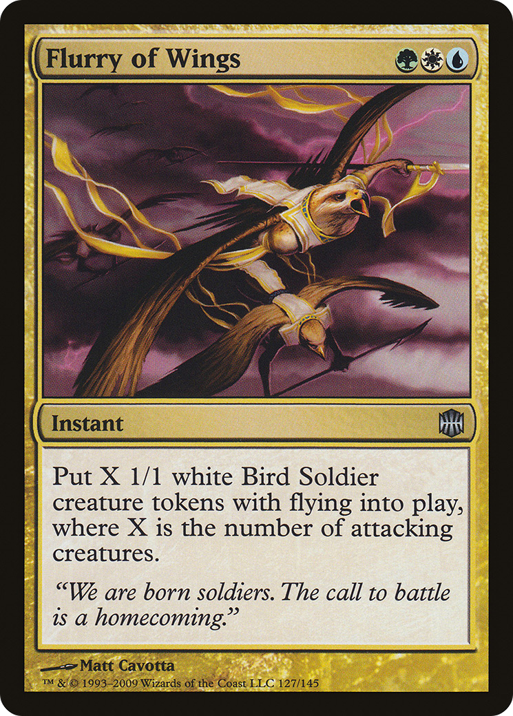 Flurry of Wings (127) Foil - Alara Reborn