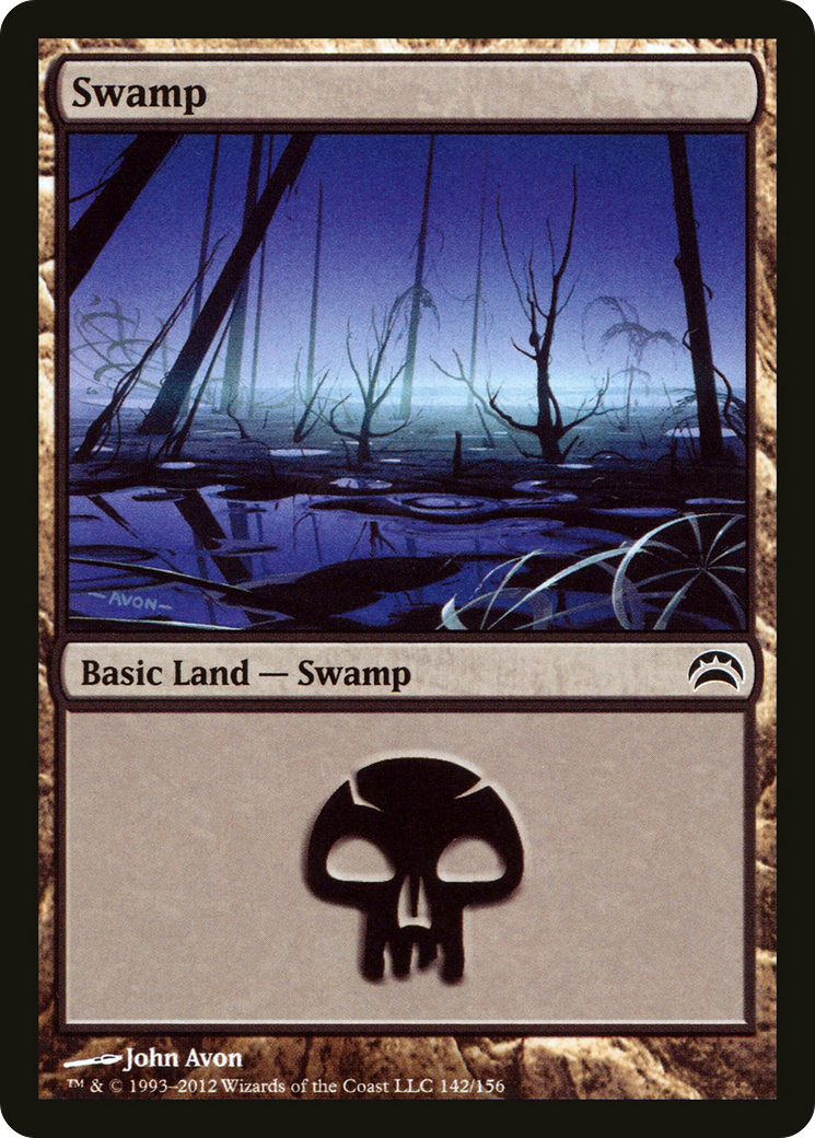 Swamp (142) Foil - Planechase 2012