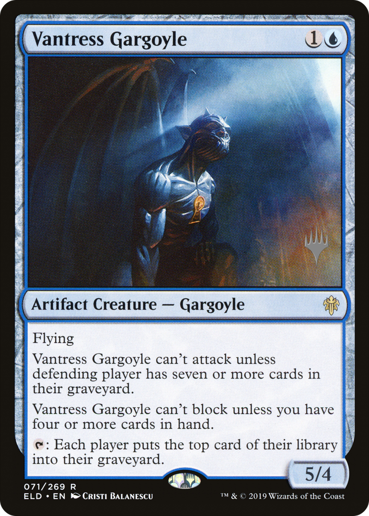 Vantress Gargoyle (071) Foil - Throne of Eldraine Promos