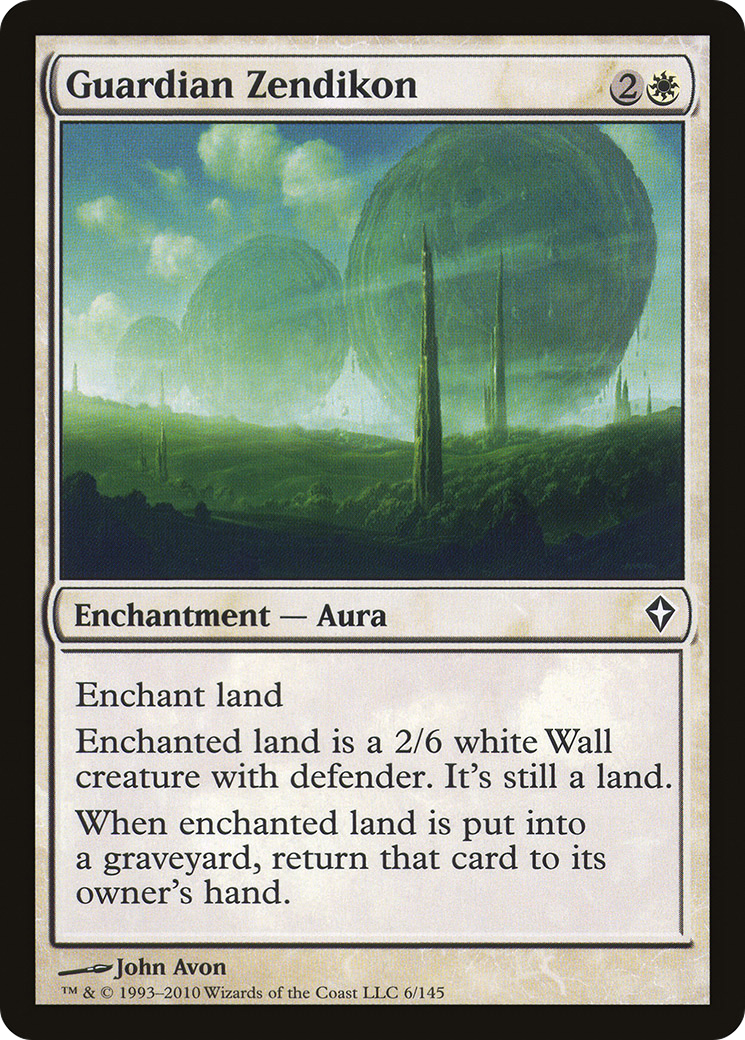 Guardian Zendikon (006) Foil - Worldwake