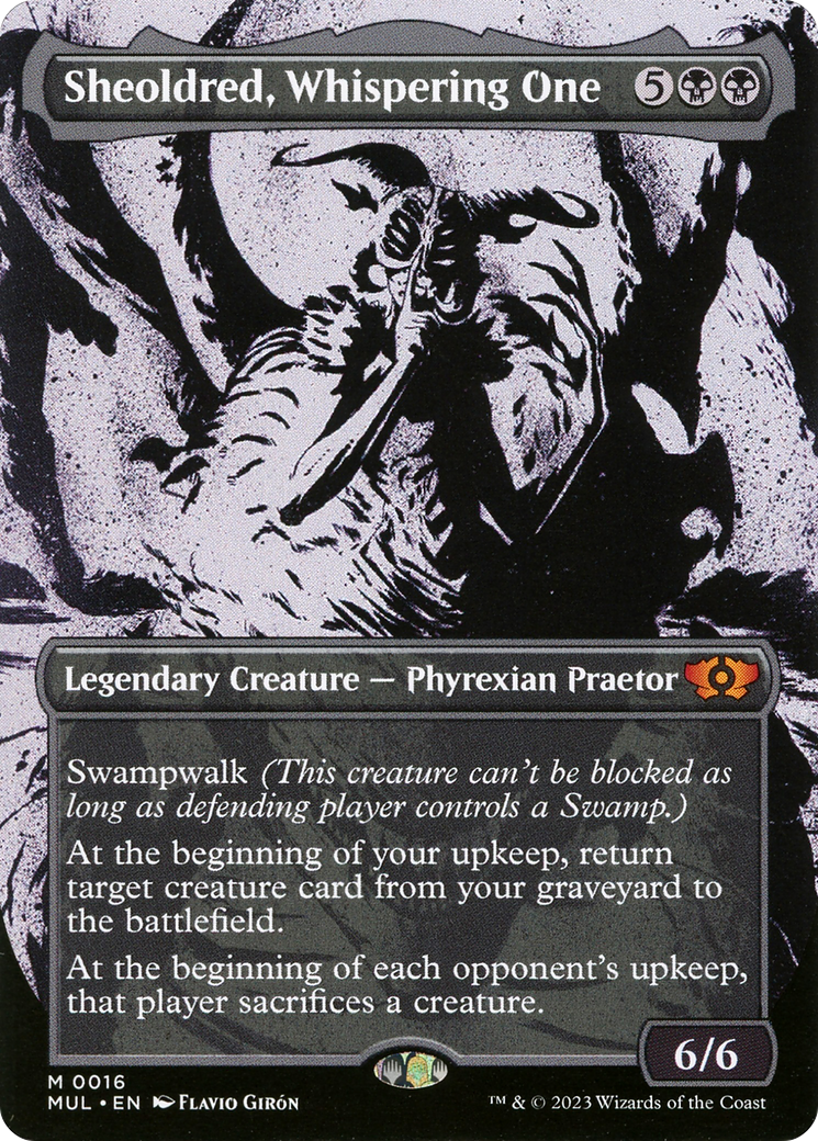 Sheoldred, Whispering One (Showcase) (016) Foil - Multiverse Legends