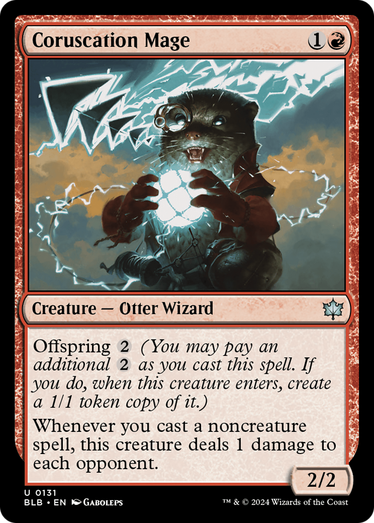 Coruscation Mage (131) Foil - Bloomburrow