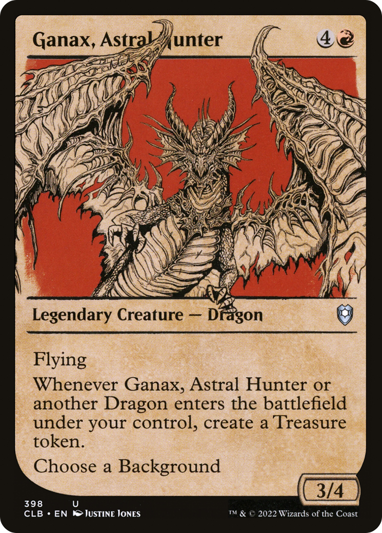 Ganax, Astral Hunter (Showcase) (398) Foil - Commander Legends: Battle for Baldur's Gate