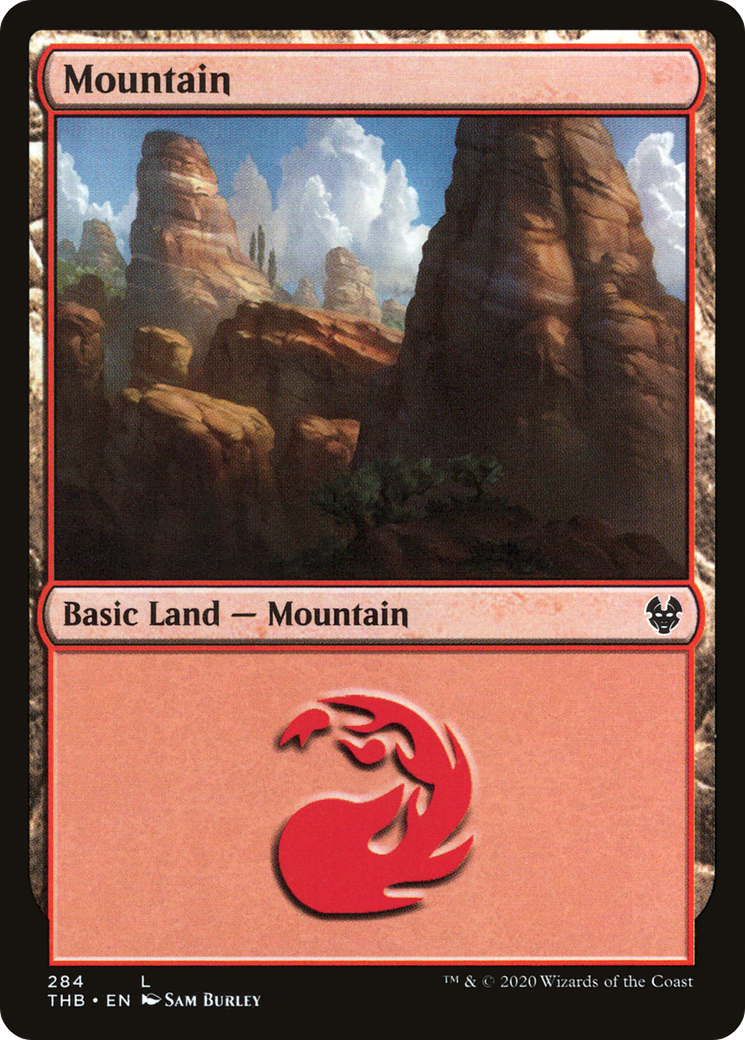Mountain (284) Foil - Theros Beyond Death