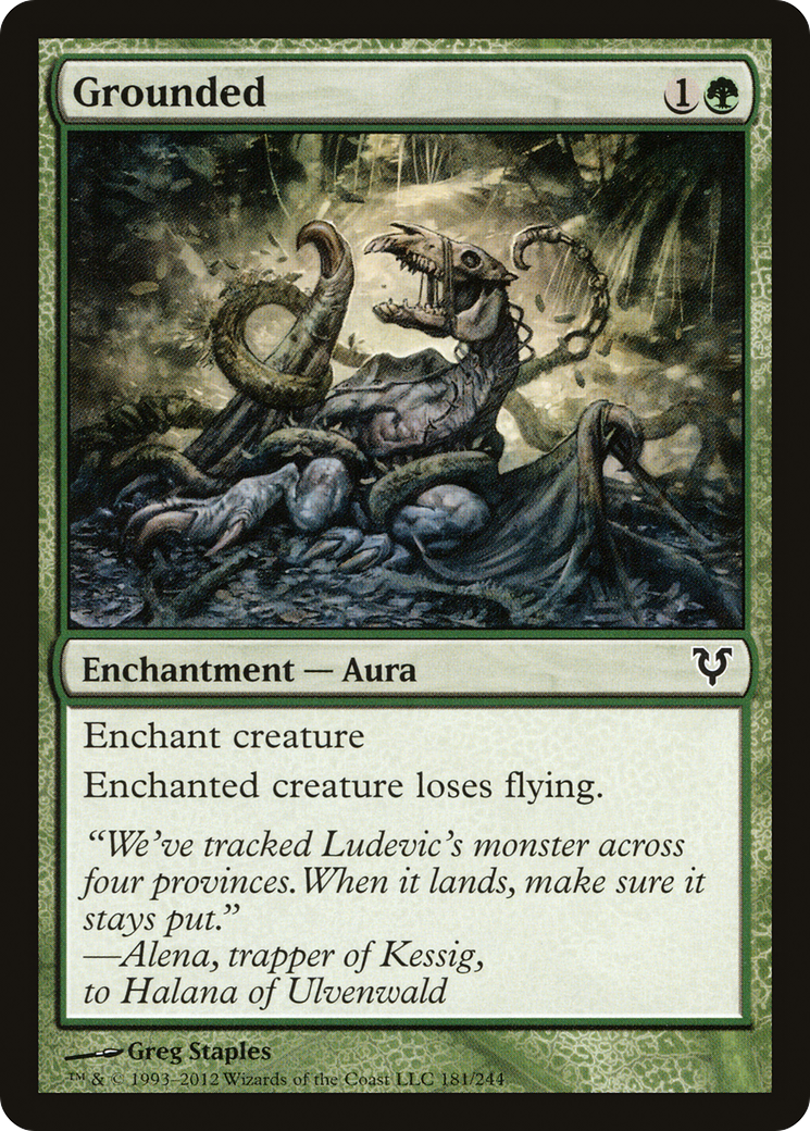 Grounded (181) Foil - Avacyn Restored