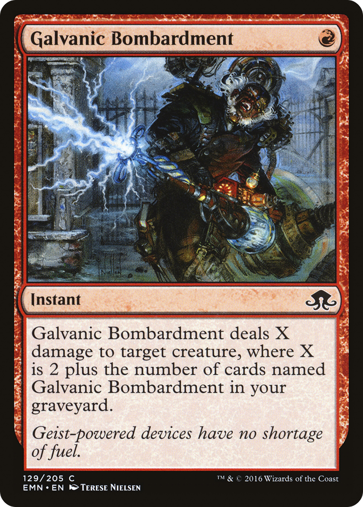 Galvanic Bombardment (129) Foil - Eldritch Moon