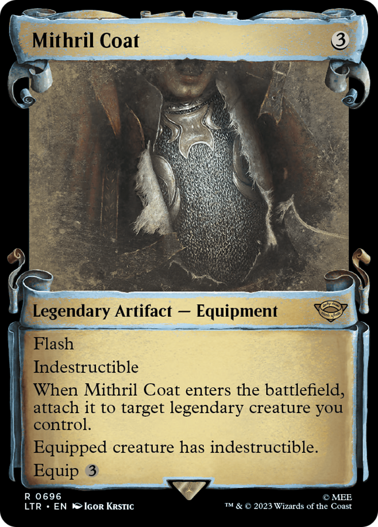 Mithril Coat (Showcase) (696) Foil - The Lord of the Rings: Tales of Middle-earth