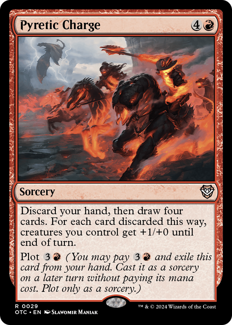 Pyretic Charge (029) - Outlaws of Thunder Junction Commander