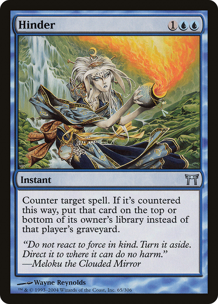 Hinder (065) Foil - Champions of Kamigawa