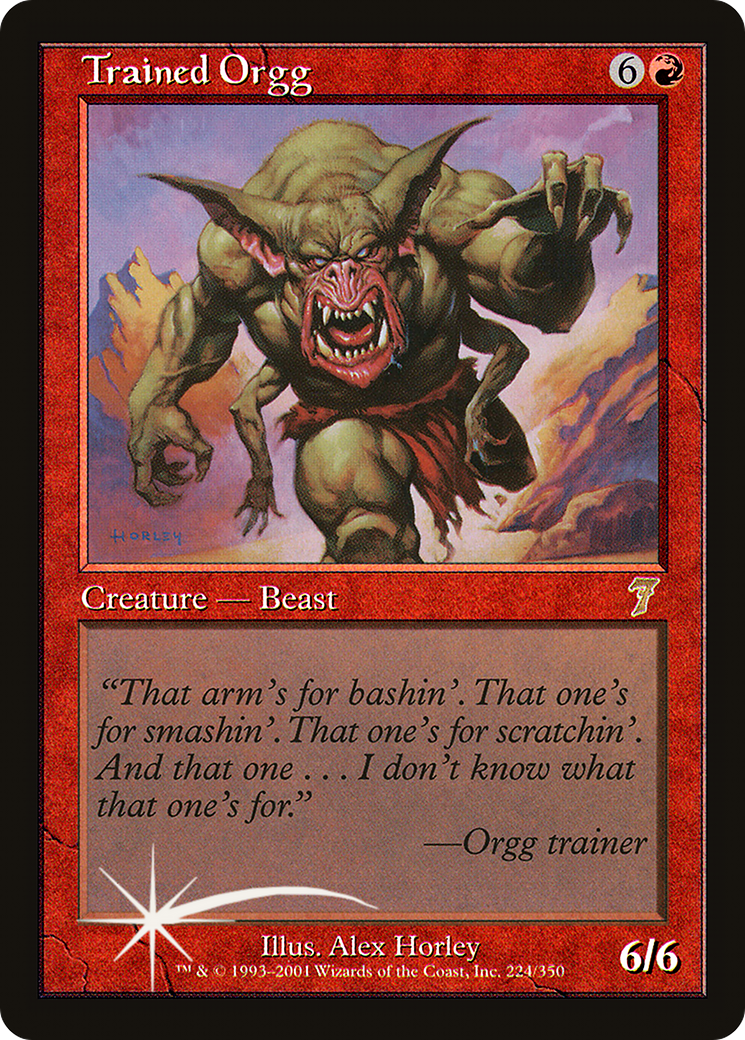 Trained Orgg (224) - Seventh Edition