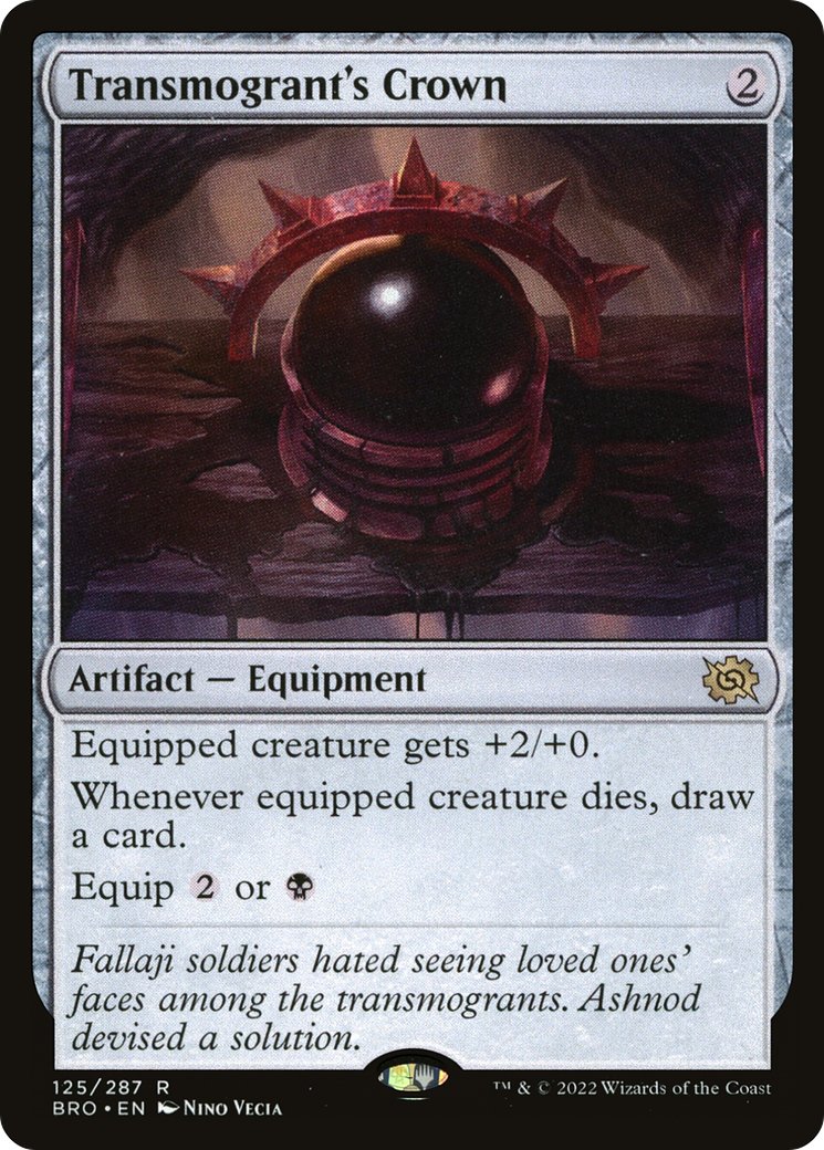 Transmogrant's Crown (125) Foil - The Brothers' War