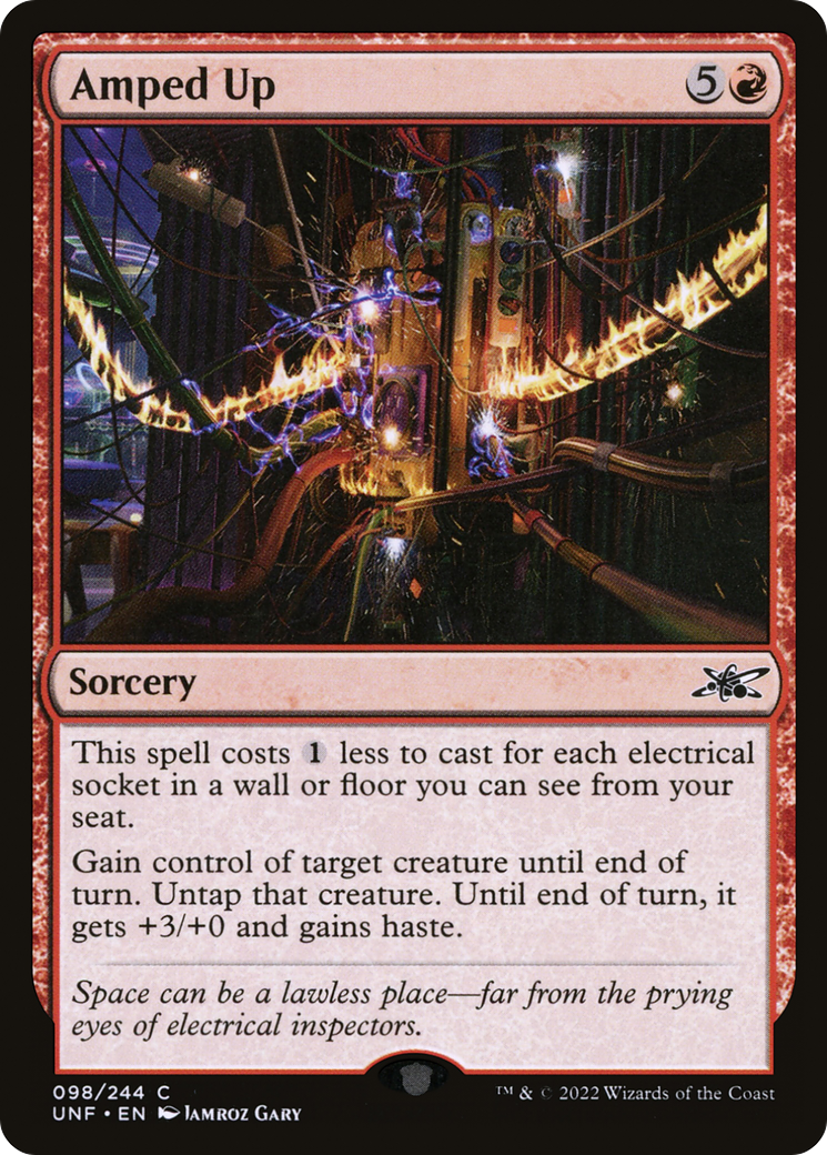 Amped Up (098) Foil - Unfinity