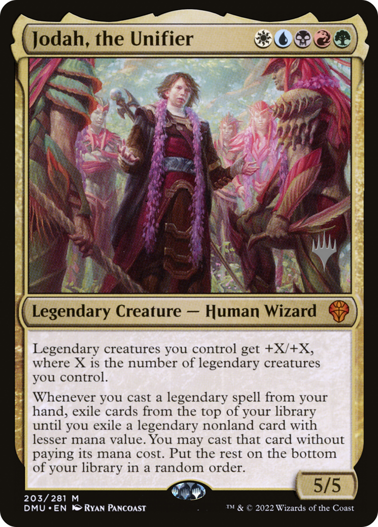 Jodah, the Unifier (203p) Foil - Dominaria United Promos