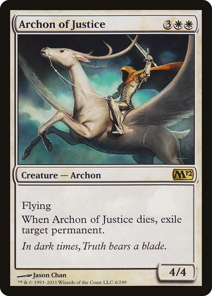 Archon of Justice (006) Foil - Magic 2012