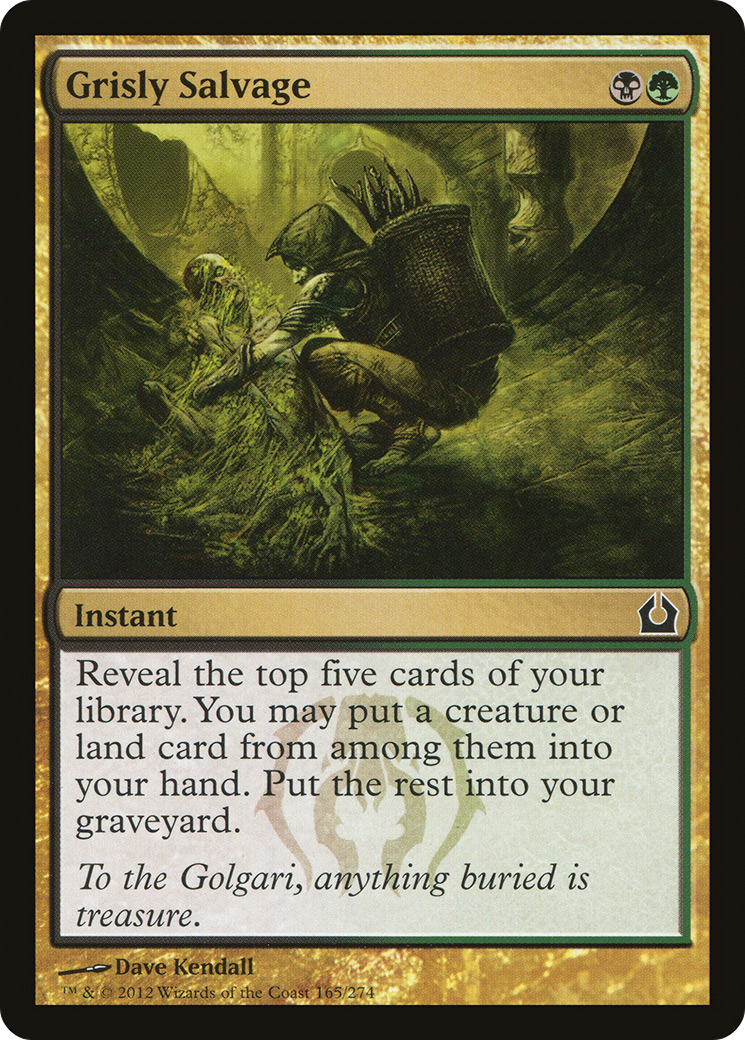 Grisly Salvage (165) Foil - Return to Ravnica