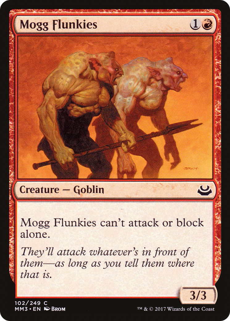 Mogg Flunkies (102) Foil - Modern Masters 2017