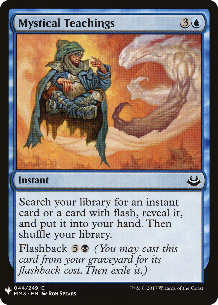 Mystical Teachings (MM3-44) - The List
