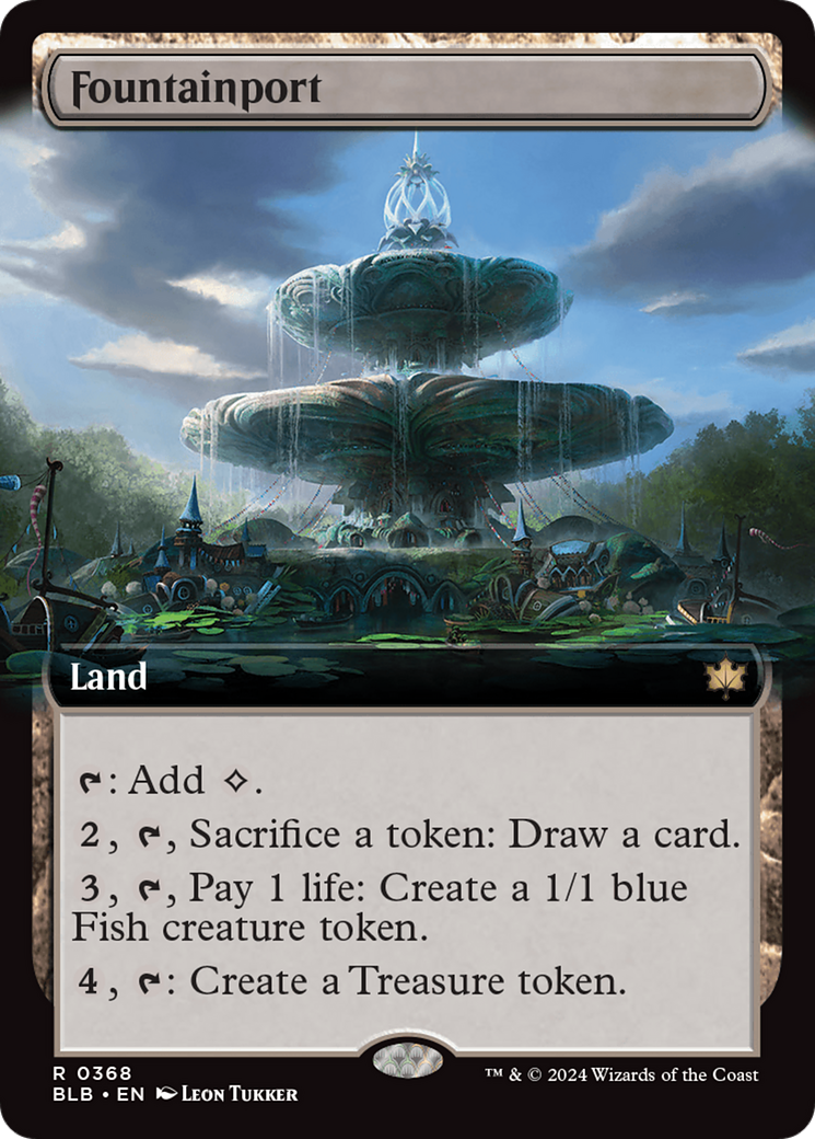 Fountainport (Extended Art) (368) - Bloomburrow