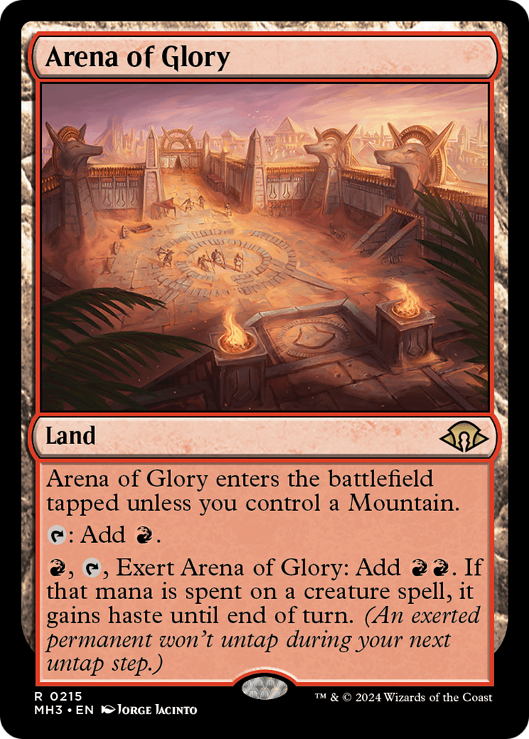 Arena of Glory (215) Foil - Modern Horizons 3