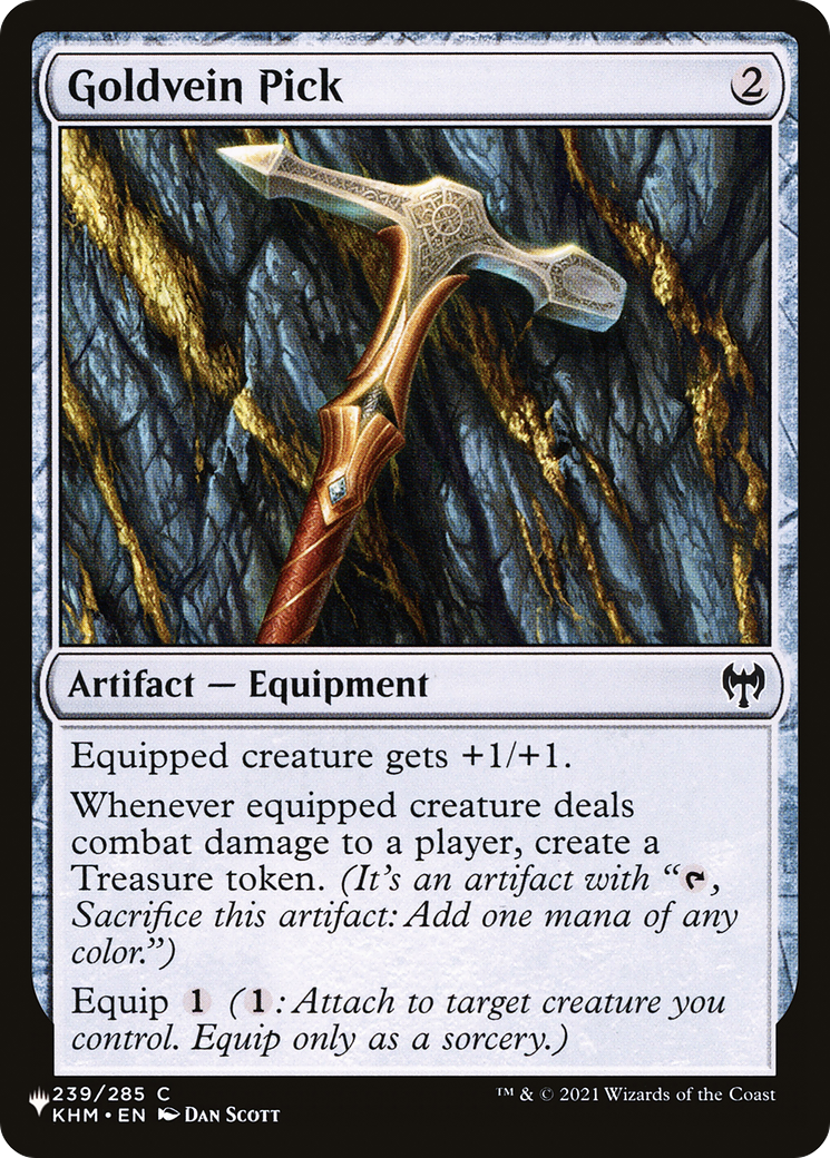 Goldvein Pick (KHM-239) - The List